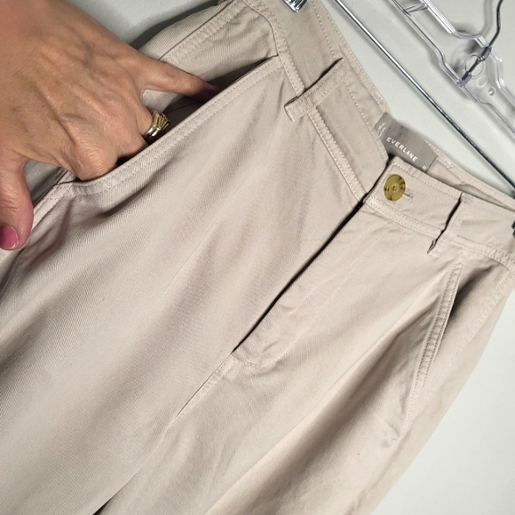 Everlane Woman's Buttersoft Chino Pants Size 00 XS Tan Baghy Quiet Luxury - Picture 4 of 14